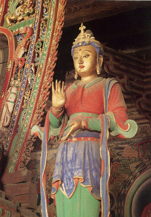 Buddha in Huayan Temple 